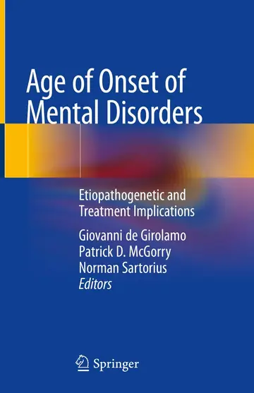 Cover of Age of Onset of Mental Disorders