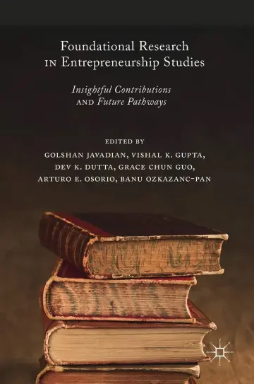 Cover of Foundational Research in Entrepreneurship Studies