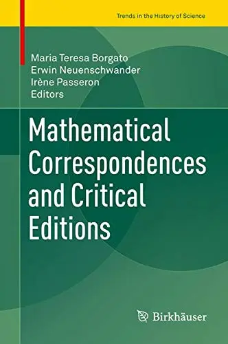 Cover of Mathematical Correspondences and Critical Editions