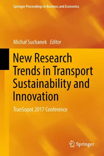 Cover of New Research Trends in Transport Sustainability and Innovation