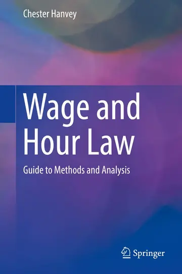 Cover of Wage and Hour Law