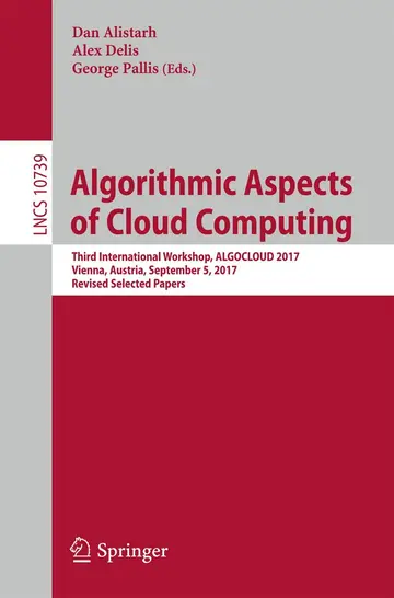 Cover of Algorithmic Aspects of Cloud Computing