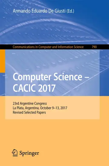 Cover of Computer Science – CACIC 2017