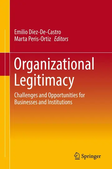 Cover of Organizational Legitimacy