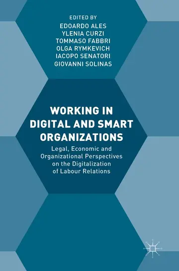 Cover of Working in Digital and Smart Organizations