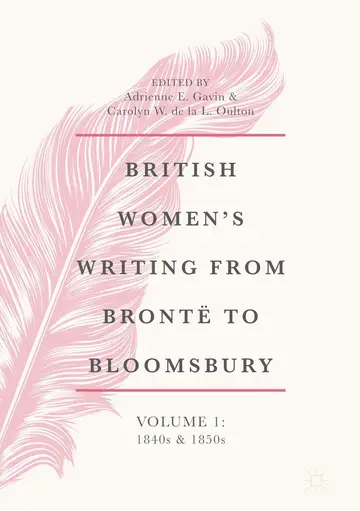 Cover of British Women's Writing from Brontë to Bloomsbury, Volume 1