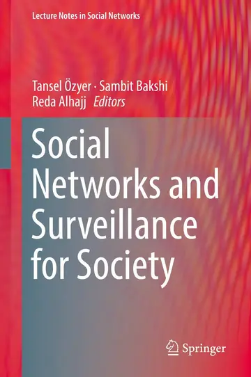 Cover of Social Networks and Surveillance for Society
