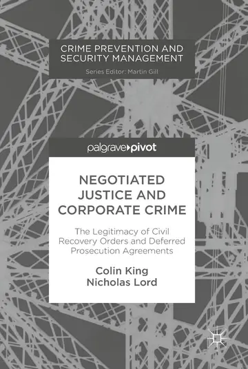 Cover of Negotiated Justice and Corporate Crime