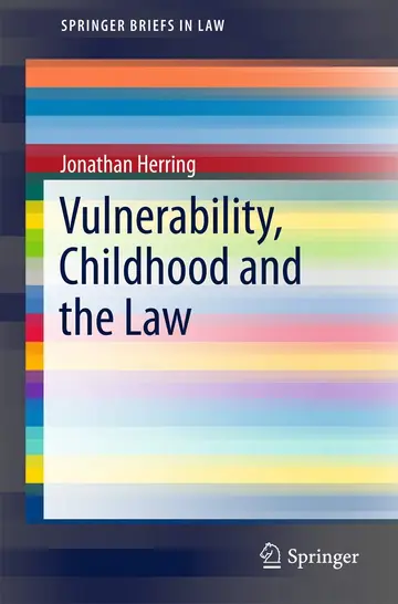 Cover of Vulnerability, Childhood and the Law