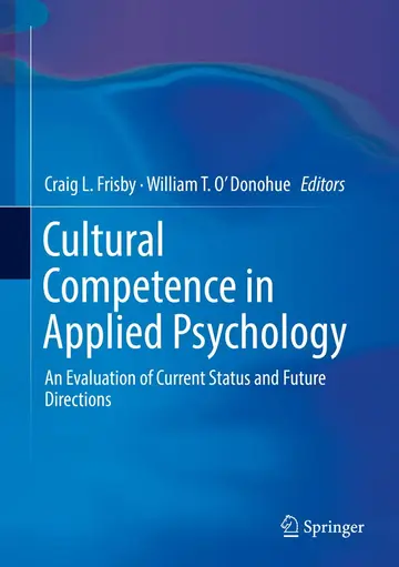 Cover of Cultural Competence in Applied Psychology
