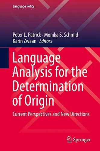 Cover of Language Analysis for the Determination of Origin