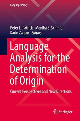 Cover of Language Analysis for the Determination of Origin