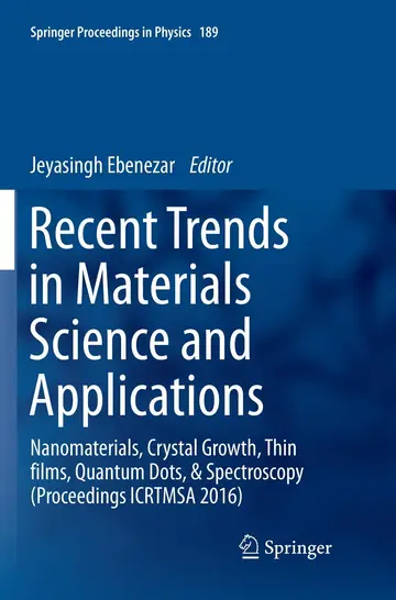 Cover of Recent Trends in Materials Science and Applications