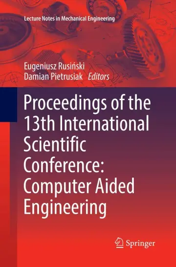 Cover of Proceedings of the 13th International Scientific Conference