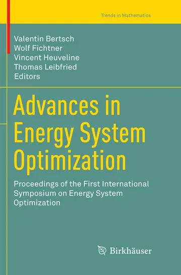 Cover of Advances in Energy System Optimization