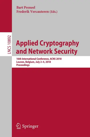 Cover of Applied Cryptography and Network Security