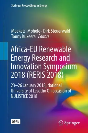 Cover of Africa-EU Renewable Energy Research and Innovation Symposium 2018 (RERIS 2018)