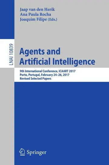 Cover of Agents and Artificial Intelligence