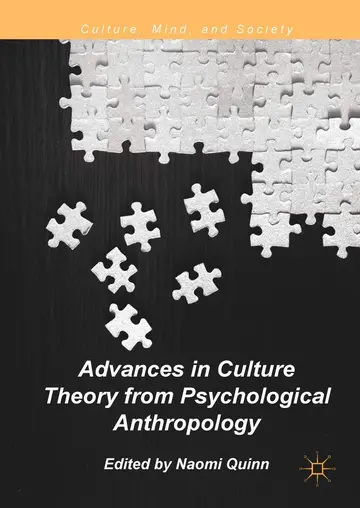 Cover of Advances in Culture Theory from Psychological Anthropology