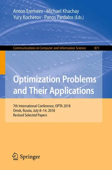 Cover of Optimization Problems and Their Applications