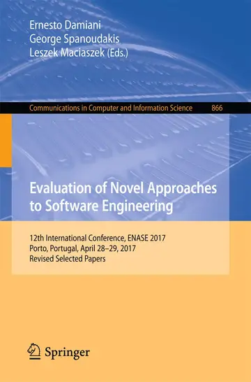 Cover of Evaluation of Novel Approaches to Software Engineering