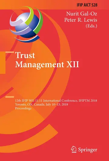 Cover of Trust Management XII