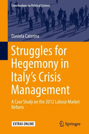 Cover of Struggles for Hegemony in Italy’s Crisis Management