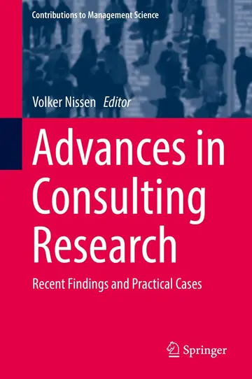 Cover of Advances in Consulting Research