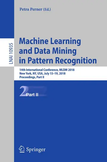 Cover of Machine Learning and Data Mining in Pattern Recognition