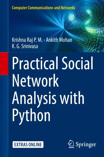 Cover of Practical Social Network Analysis with Python 1st ed
