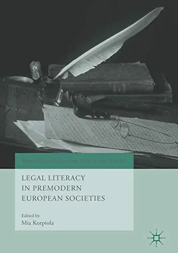 Cover of Legal Literacy in Premodern European Societies
