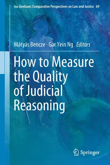 Cover of How to Measure the Quality of Judicial Reasoning