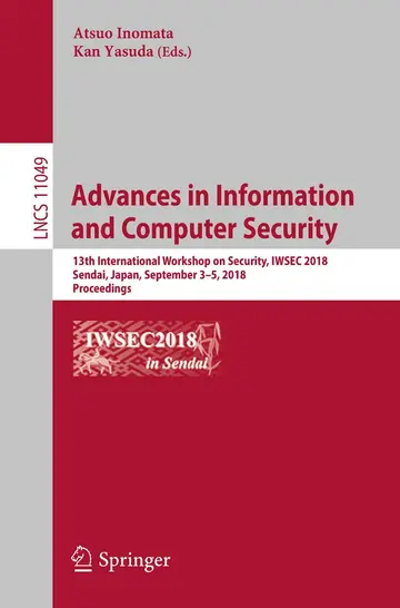 Cover of Advances in Information and Computer Security