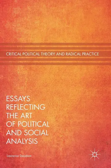 Cover of Essays Reflecting the Art of Political and Social Analysis