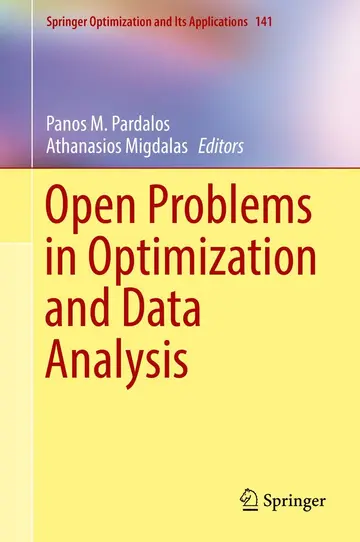 Cover of Open Problems in Optimization and Data Analysis