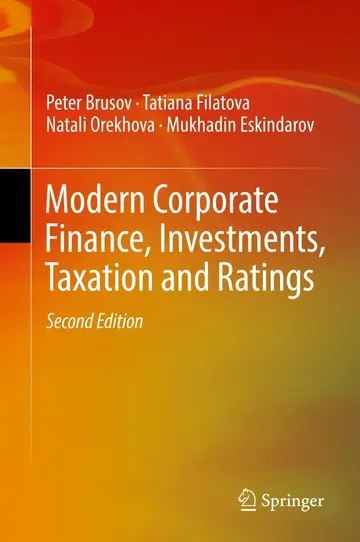 Cover of Modern Corporate Finance, Investments, Taxation and Ratings