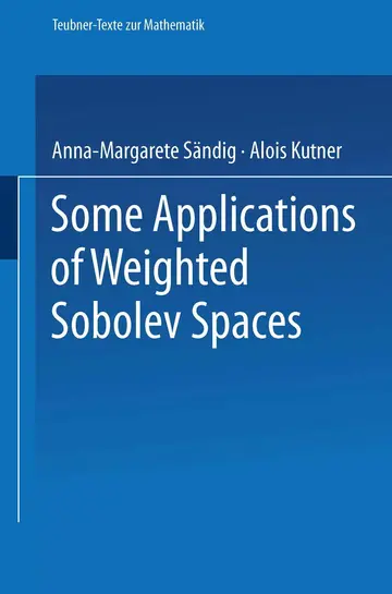 Cover of Some Applications of Weighted Sobolev Spaces