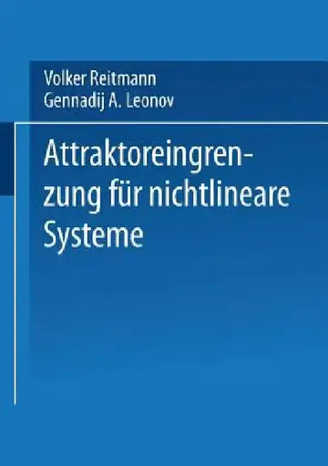 Cover of Attraktoreingrenzung Für Nichtlineare Systeme