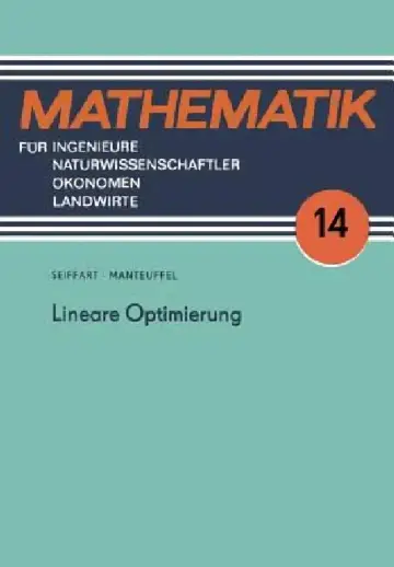 Cover of Lineare Optimierung