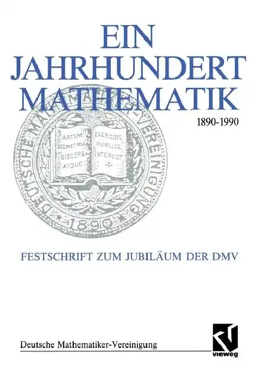 Cover of Ein Jahrhundert Mathematik 1890 - 1990