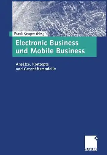 Cover of Electronic Business Und Mobile Business