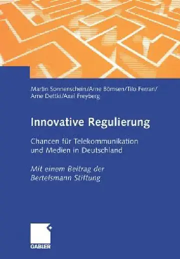 Cover of Innovative Regulierung