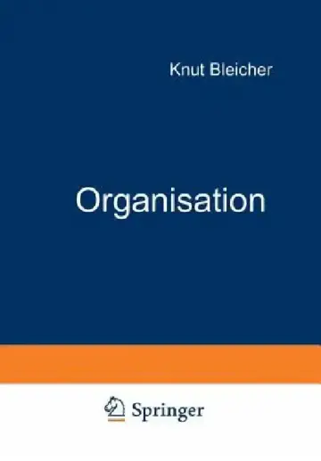 Cover of Organisation