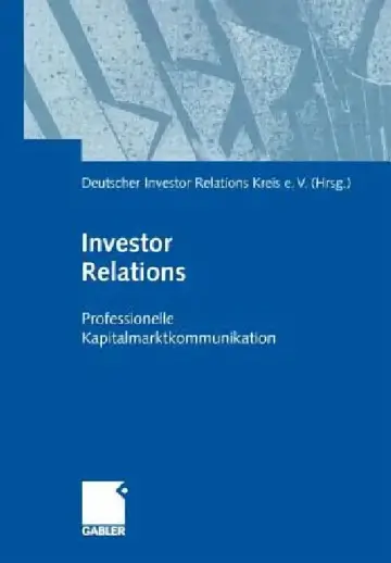 Cover of Investor Relations