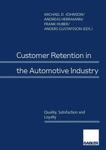 Cover of Customer Retention in the Automotive Industry