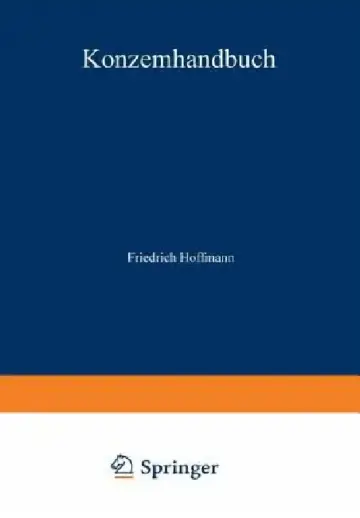 Cover of Konzernhandbuch