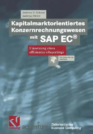 Cover of Kapitalmarktorientiertes Konzernrechnungswesen Mit SAP Ec(r)