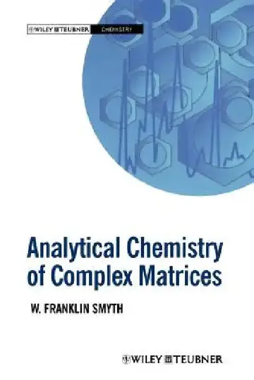 Cover of Analytical Chemistry of Complex Matrices