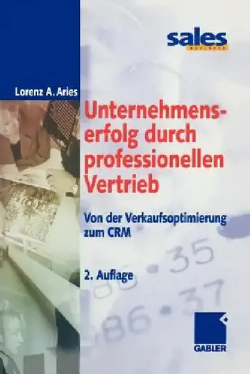 Cover of Unternehmenserfolg Durch Professionellen Vertrieb