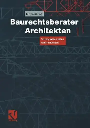 Cover of Baurechtsberater Architekten